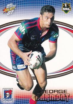 2007 Select NRL Invincible #090 George Carmont Front